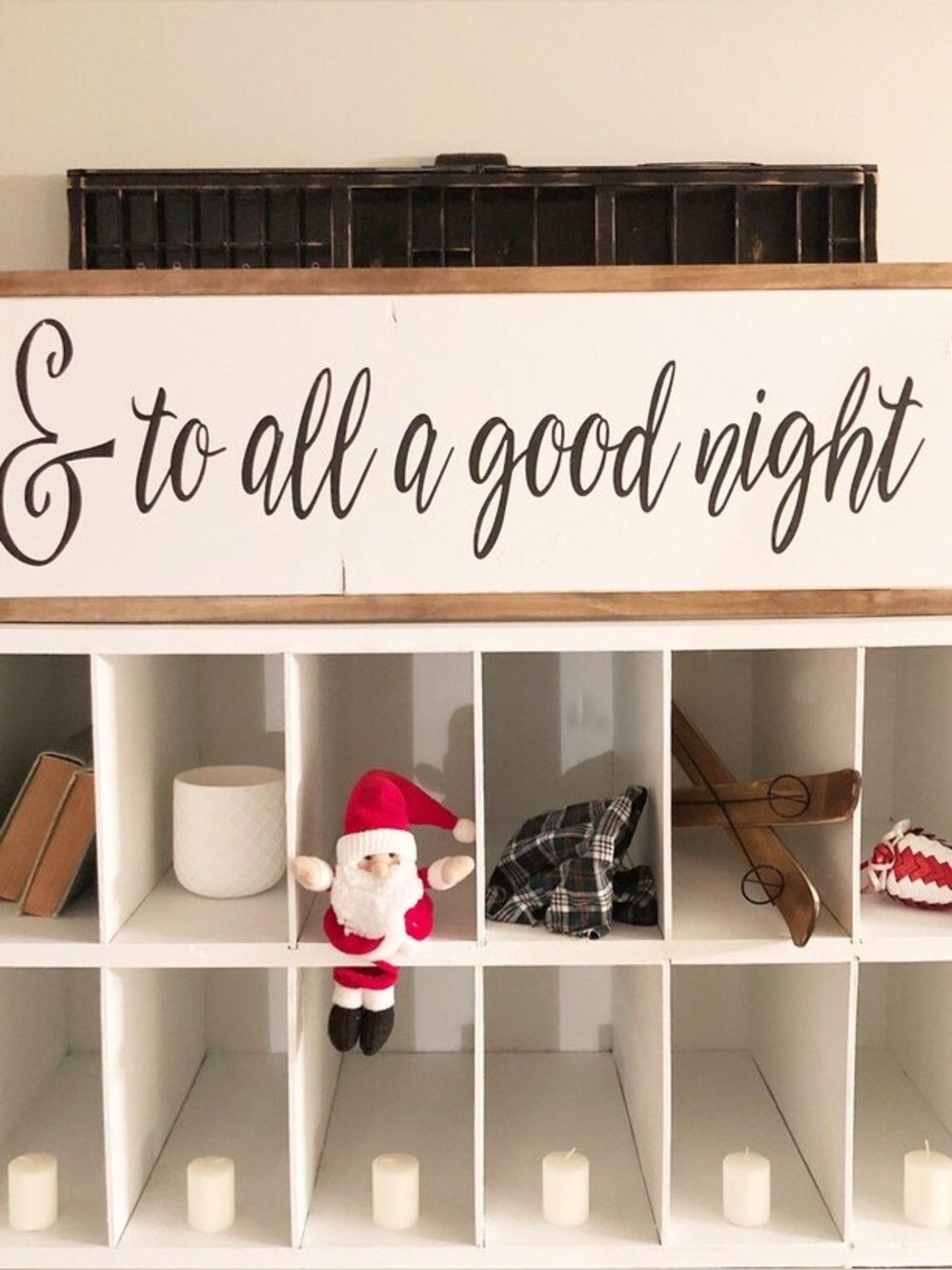 Handmade Wood Christmas Sign